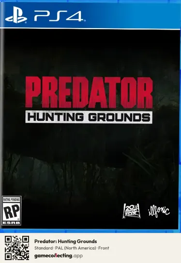 Predator: Hunting Grounds PlayStation 4, North America box front