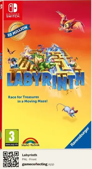 Labyrinth Nintendo Switch, PAL box front
