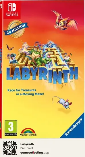 Labyrinth Nintendo Switch, PAL box front