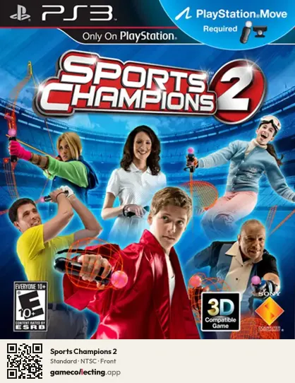 Sports Champions 2 PlayStation 3, NTSC box front