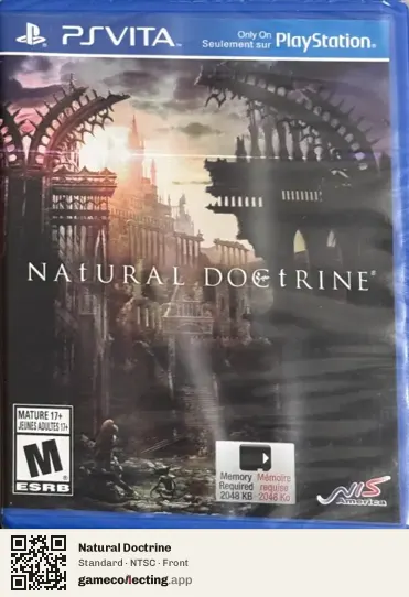 Natural Doctrine PlayStation Vita, NTSC box front