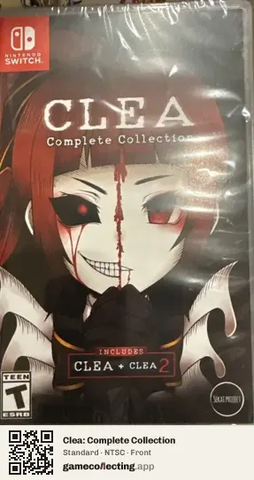 Clea: Complete Collection Nintendo Switch, NTSC box front