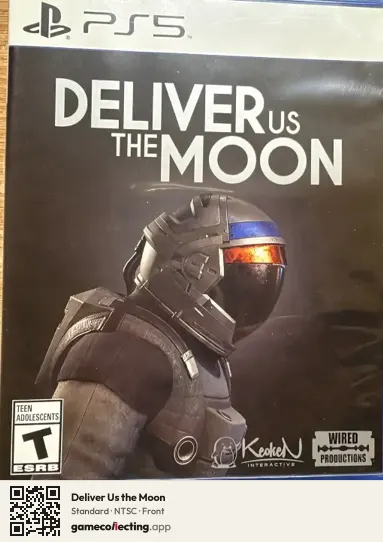 Deliver Us the Moon PlayStation 5, NTSC box front