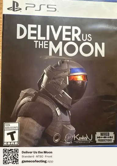 Deliver Us the Moon PlayStation 5, NTSC box front