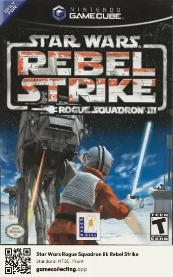 Star Wars Rogue Squadron III: Rebel Strike Nintendo GameCube, NTSC box front
