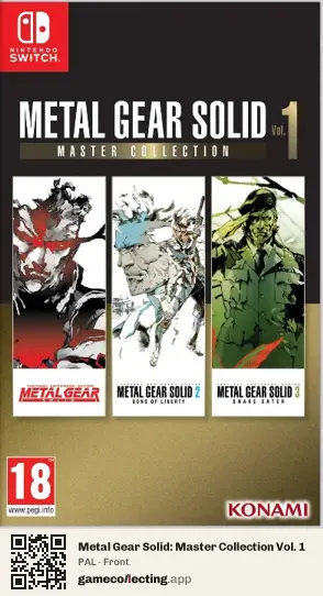 Metal Gear Solid: Master Collection Vol. 1 Nintendo Switch, PAL box front