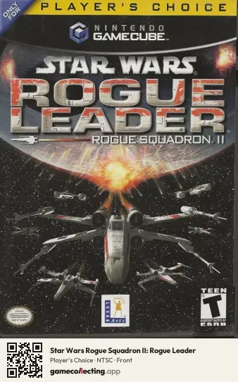 Star Wars Rogue Squadron II: Rogue Leader Nintendo GameCube, NTSC box front