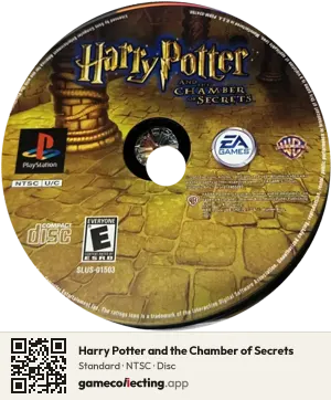 Harry Potter and the Chamber of Secrets PlayStation, NTSC disc