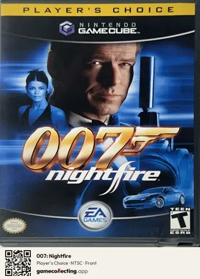 007: Nightfire Nintendo GameCube, NTSC box front