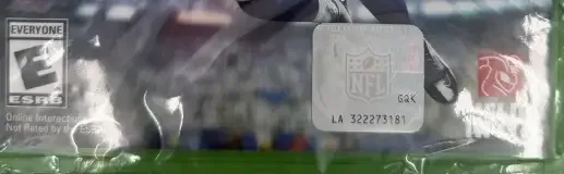 Madden NFL 16, the ESRB box on its front