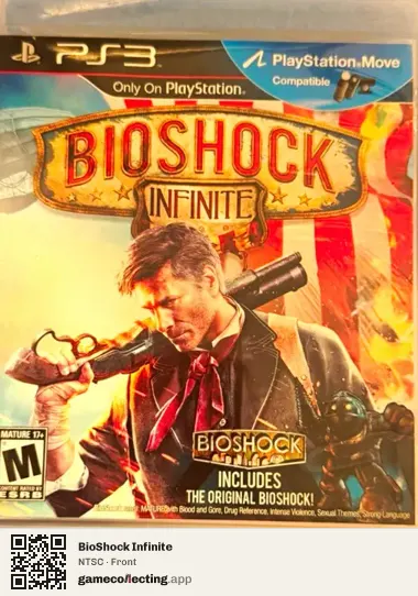 BioShock Infinite PlayStation 3, NTSC box front