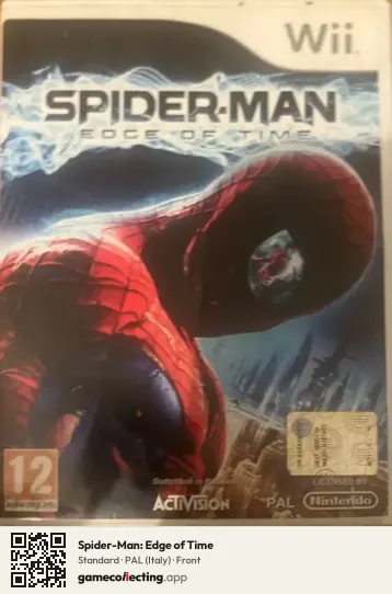 Spider-Man: Edge of Time Nintendo Wii, Italy box front