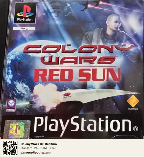 Colony Wars III: Red Sun PlayStation, Italy box front