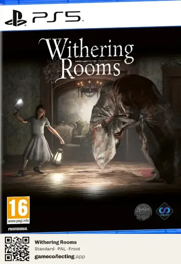 Withering Rooms PlayStation 5, PAL box front