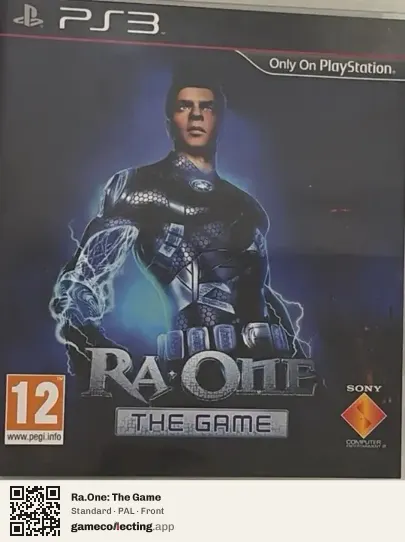 Ra.One: The Game PlayStation 3, PAL box front