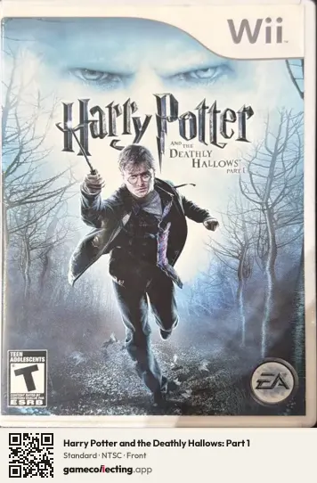 Harry Potter and the Deathly Hallows: Part 1 Nintendo Wii, NTSC box front