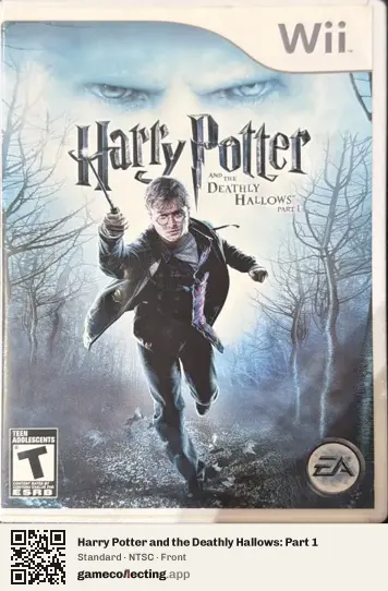 Harry Potter and the Deathly Hallows: Part 1 Nintendo Wii, NTSC box front