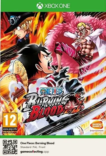 One Piece: Burning Blood Xbox One, PAL box front