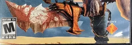 God of War, the ESRB box on its front