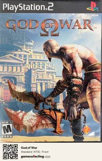 God of War PlayStation 2, NTSC box front