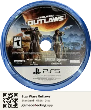 Star Wars Outlaws PlayStation 5, NTSC disc