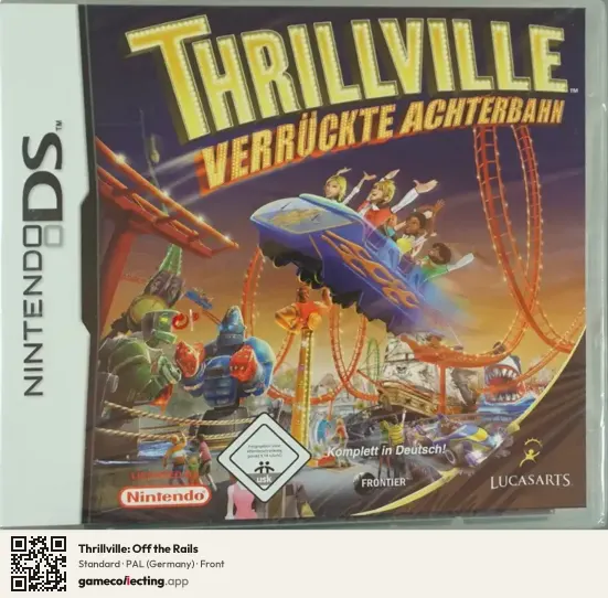 Thrillville: Off the Rails Nintendo DS, Germany box front
