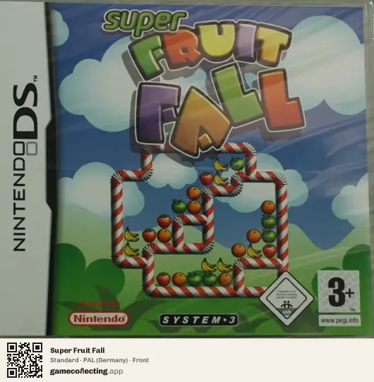 Super Fruit Fall Nintendo DS, Germany box front