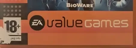 Mass Effect, the PEGI square on its front