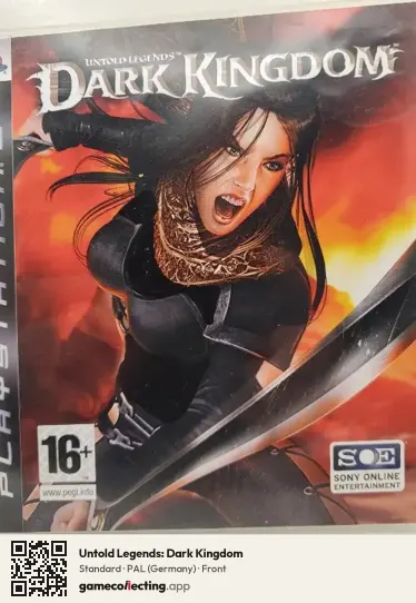 Untold Legends: Dark Kingdom PlayStation 3, Germany box front