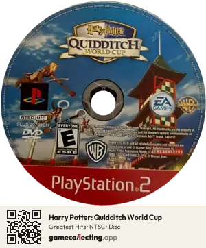 Harry Potter: Quidditch World Cup PlayStation 2, NTSC disc