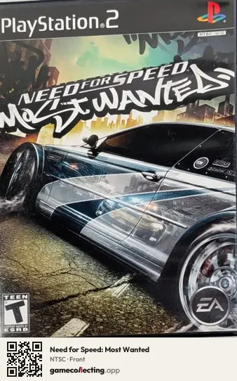 Need for Speed: Most Wanted PlayStation 2, NTSC box front