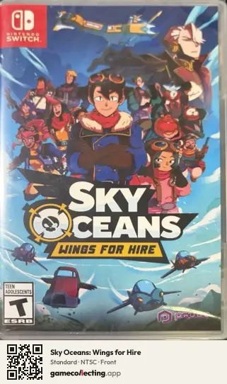 Sky Oceans: Wings for Hire Nintendo Switch, NTSC box front