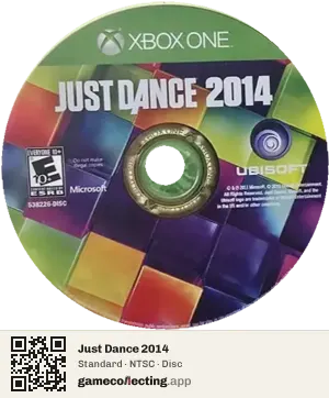 Just Dance 2014 Xbox One, NTSC disc