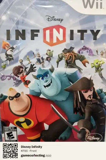 Disney Infinity Nintendo Wii, NTSC box front