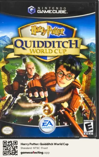 Harry Potter: Quidditch World Cup Nintendo GameCube, NTSC box front