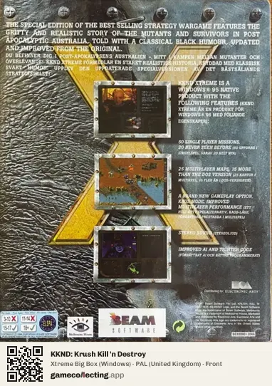 KKND: Krush Kill 'n Destroy Computer, United Kingdom box front