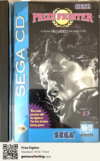 Prize Fighter Sega Mega-CD / Sega CD, NTSC box front