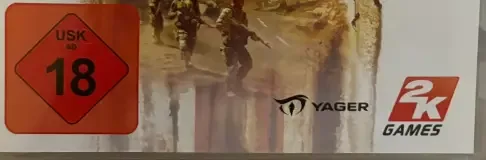 Spec Ops: The Line, the USK square on its front