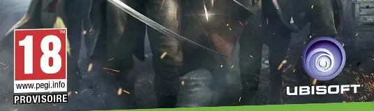 Assassin's Creed Unity, the PEGI square on its front