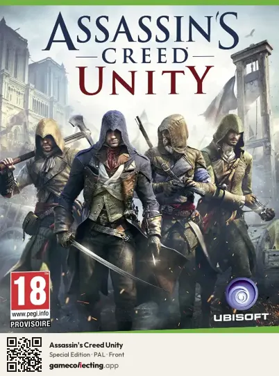 Assassin's Creed Unity Xbox One, PAL box front