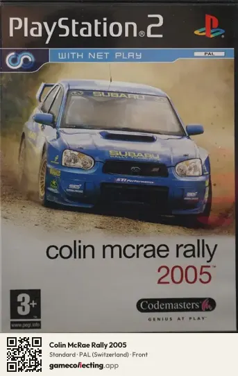 Colin McRae Rally 2005 PlayStation 2, Switzerland box front