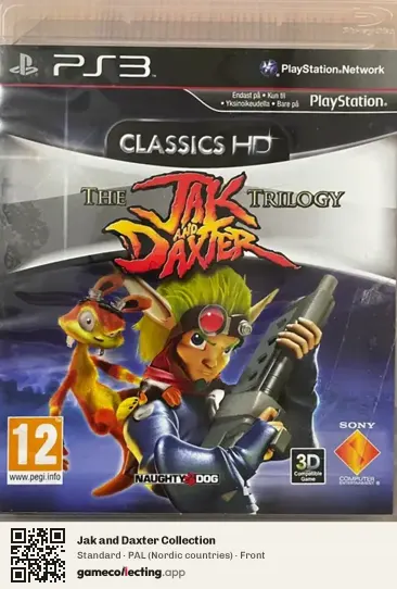 Jak and Daxter Collection PlayStation 3, Nordic countries box front