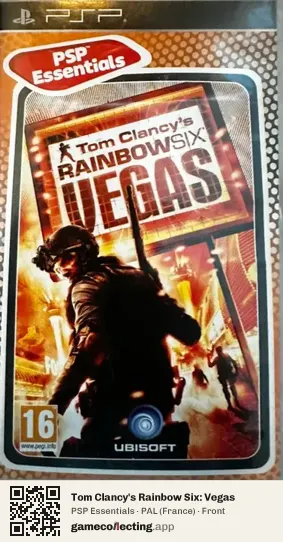 Tom Clancy's Rainbow Six: Vegas PlayStation Portable, France box front
