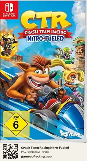 Crash Team Racing Nitro-Fueled Nintendo Switch, Germany box front