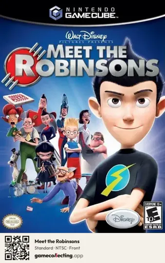 Meet the Robinsons Nintendo GameCube, NTSC box front