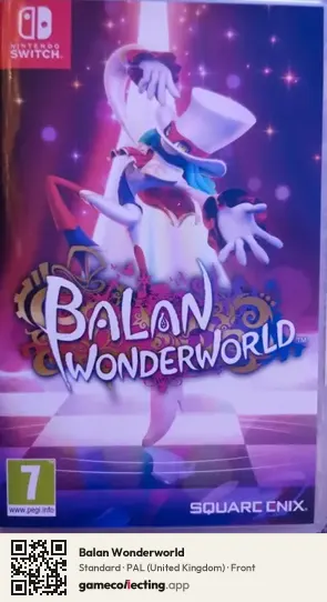 Balan Wonderworld Nintendo Switch, United Kingdom box front