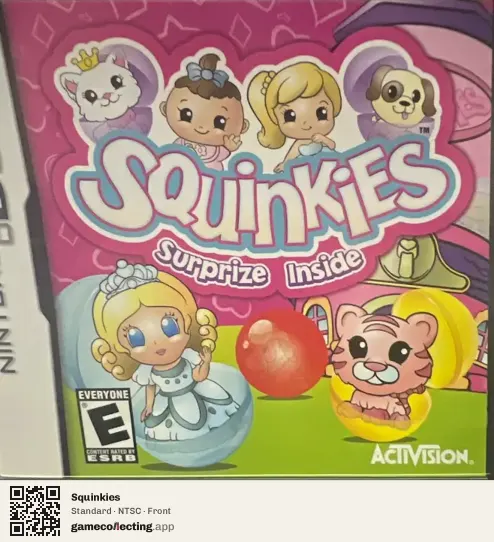 Squinkies Nintendo DS, NTSC box front