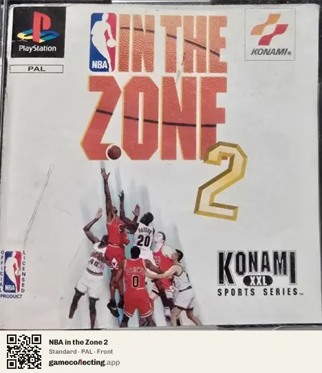NBA in the Zone 2 PlayStation, PAL box front