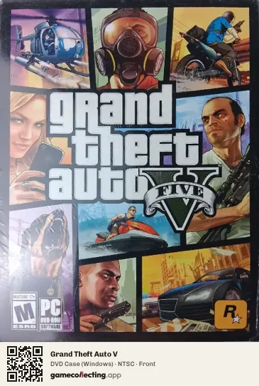Grand Theft Auto V Computer, NTSC box front