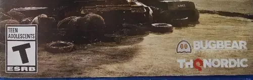 Wreckfest, the ESRB box on its front